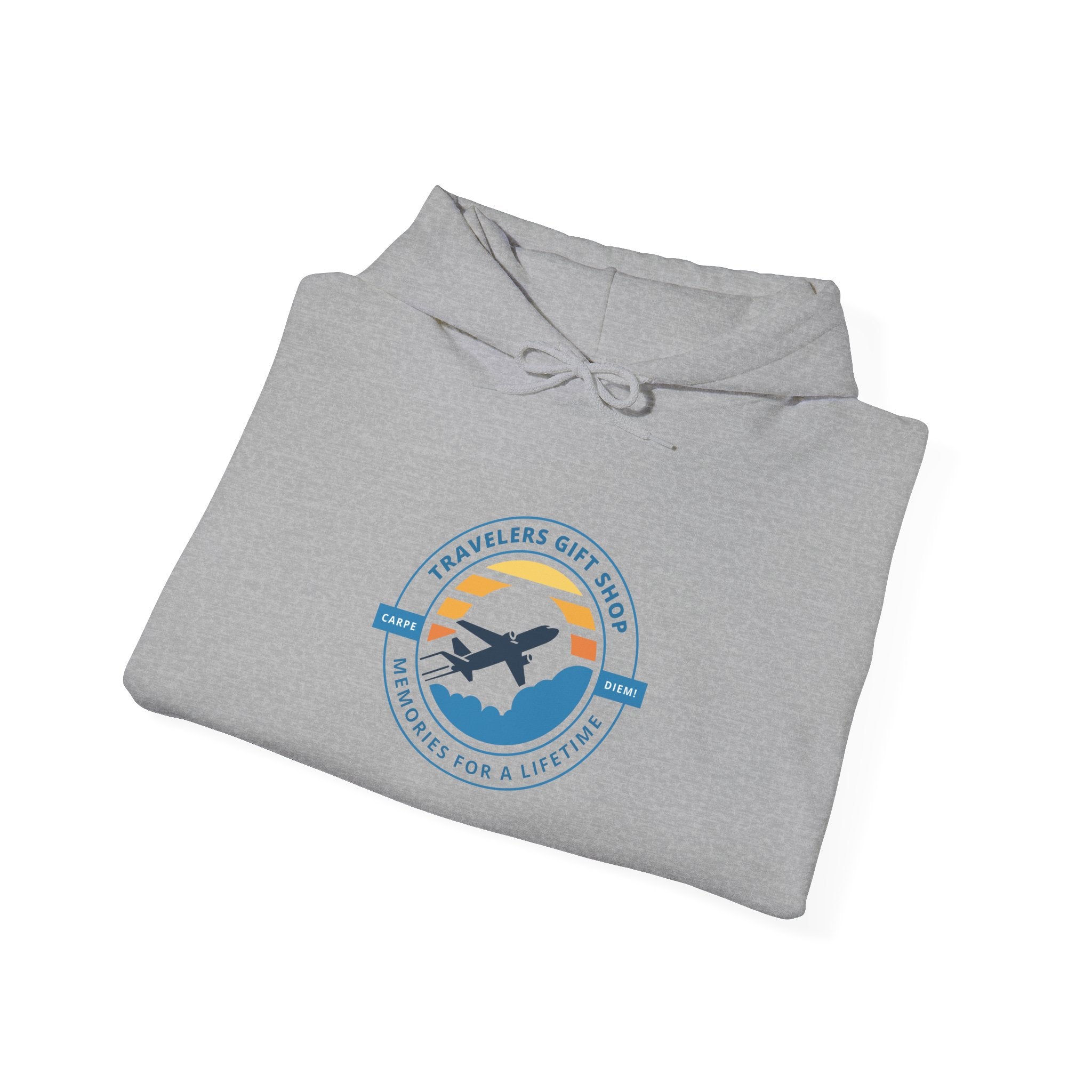 Classic Hoodie Sweatshirt Travelers Gift Shop Logo