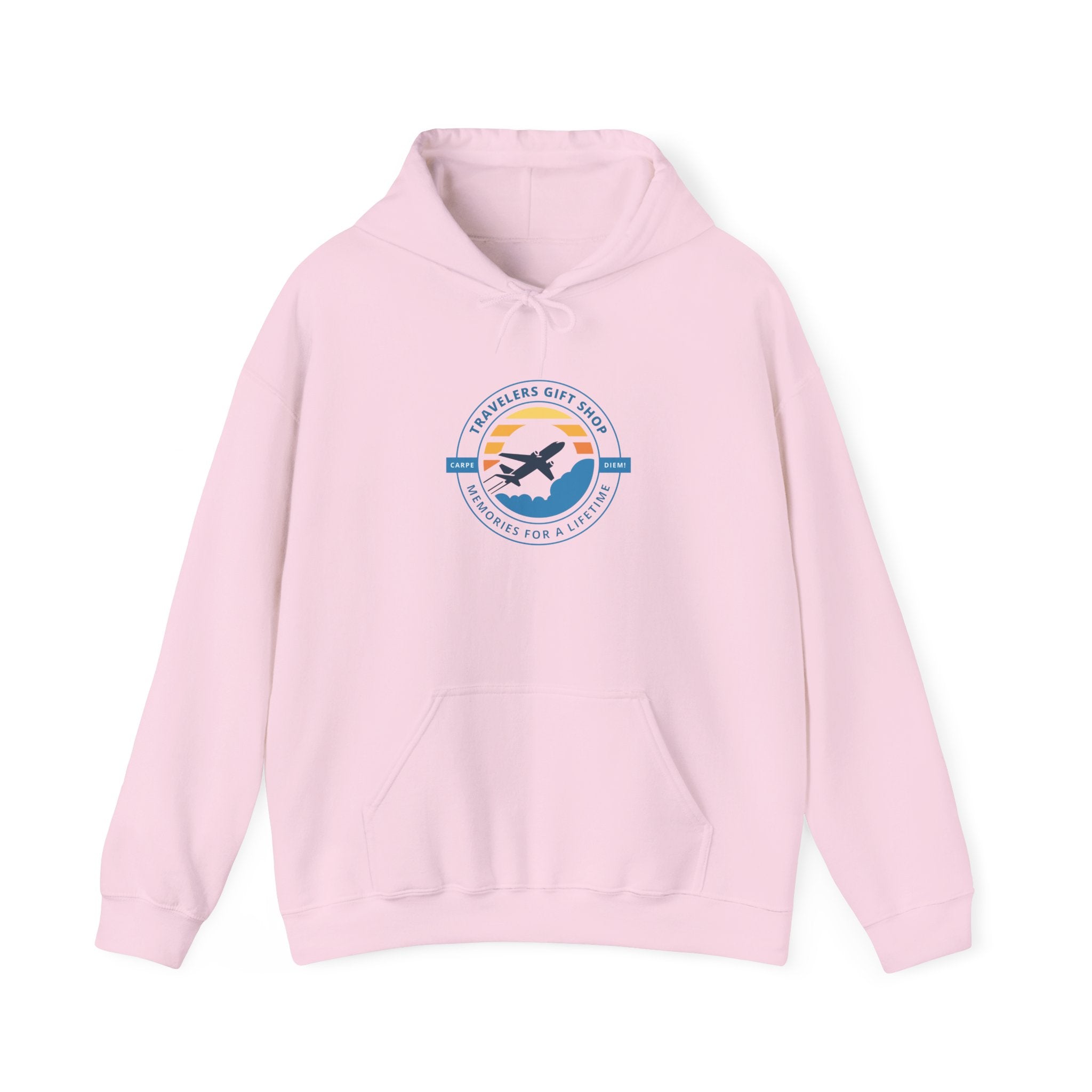 Classic Hoodie Sweatshirt Travelers Gift Shop Logo