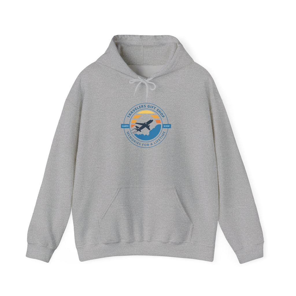 Classic Hoodie Sweatshirt Travelers Gift Shop Logo