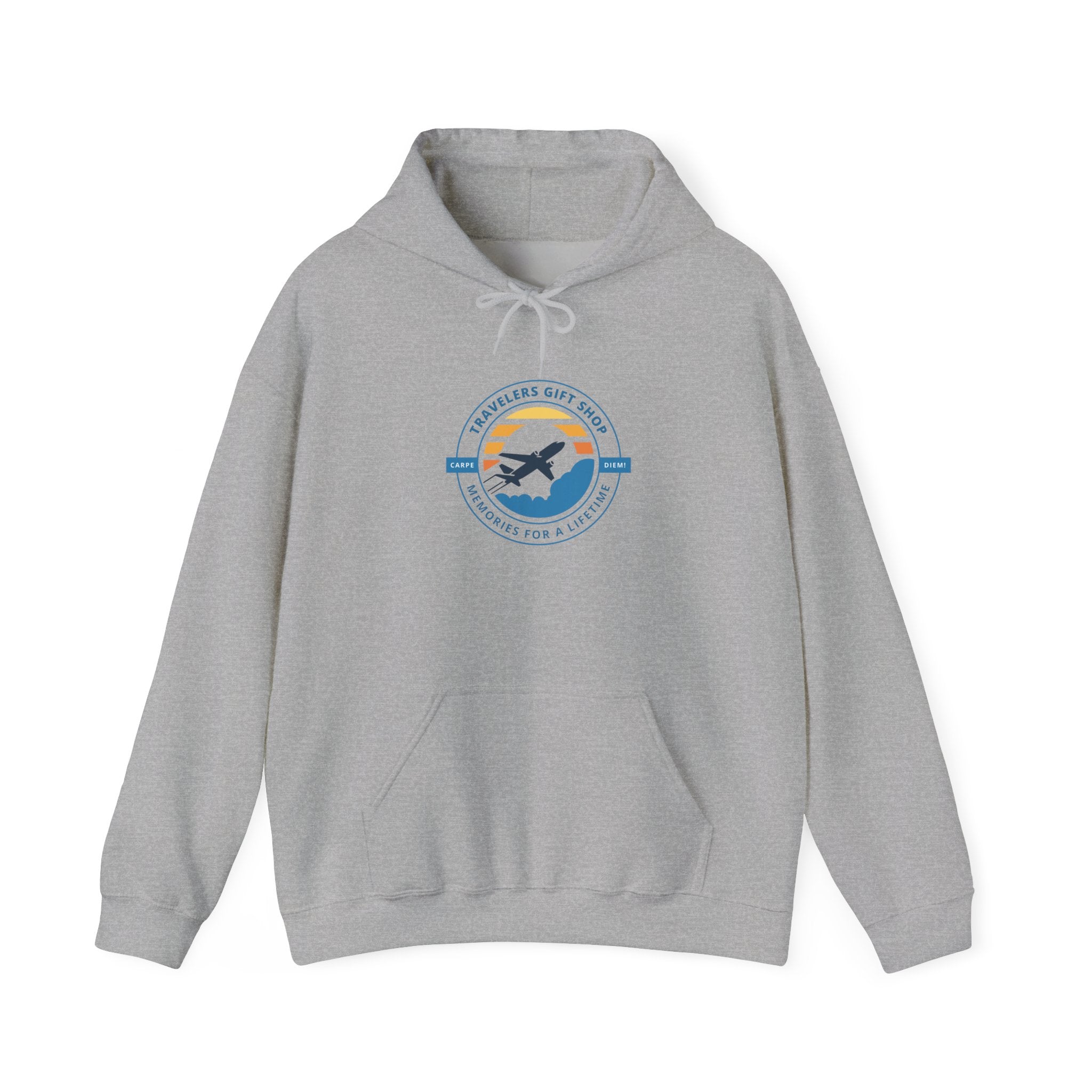 Classic Hoodie Sweatshirt Travelers Gift Shop Logo