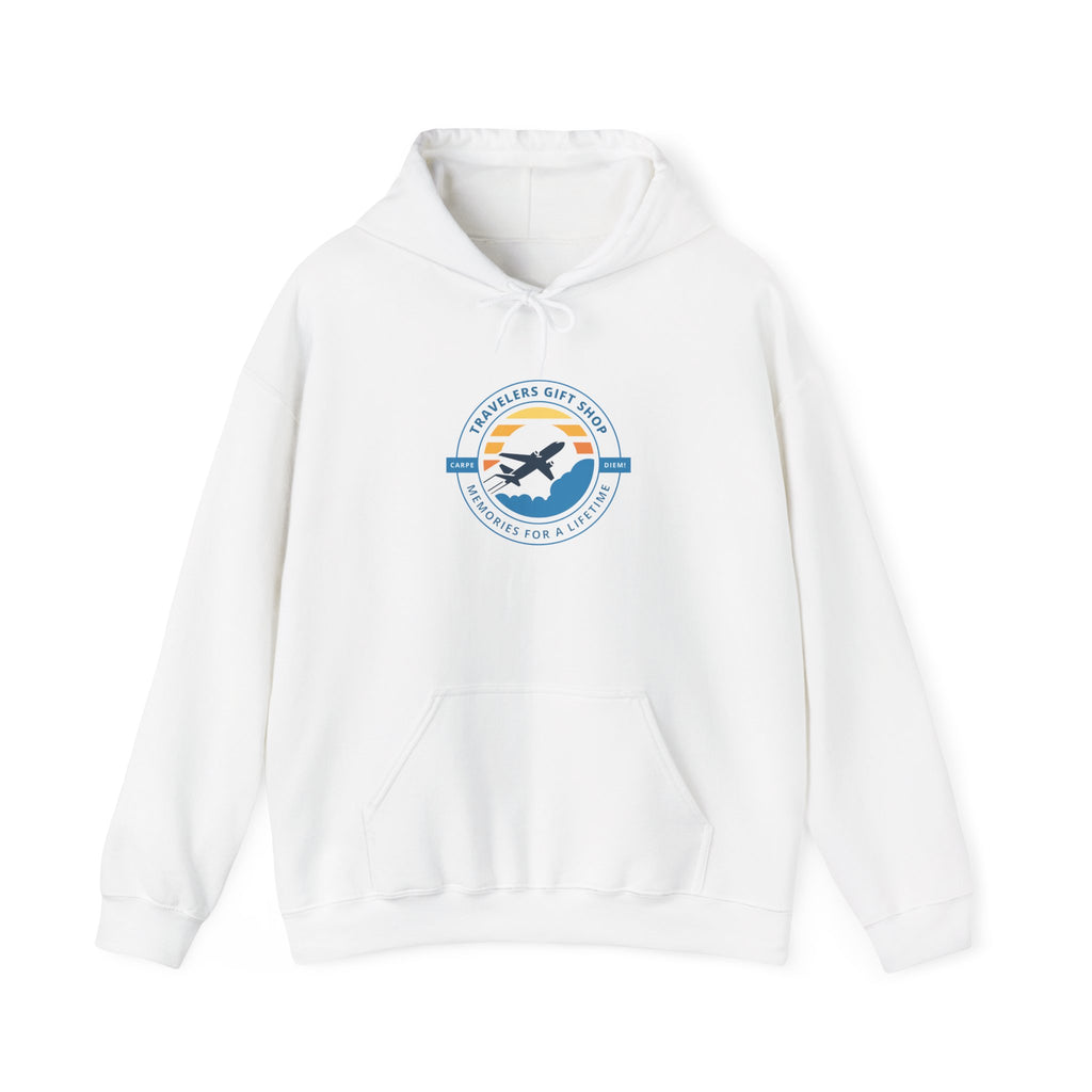 Classic Hoodie Sweatshirt Travelers Gift Shop Logo