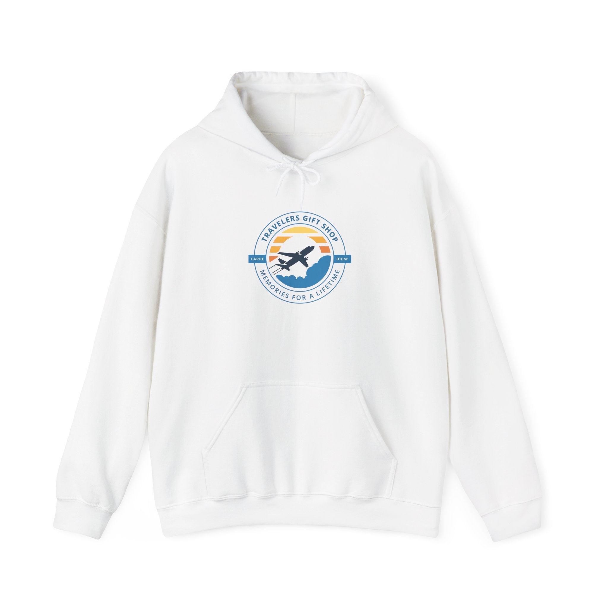 Classic Hoodie Sweatshirt Travelers Gift Shop Logo
