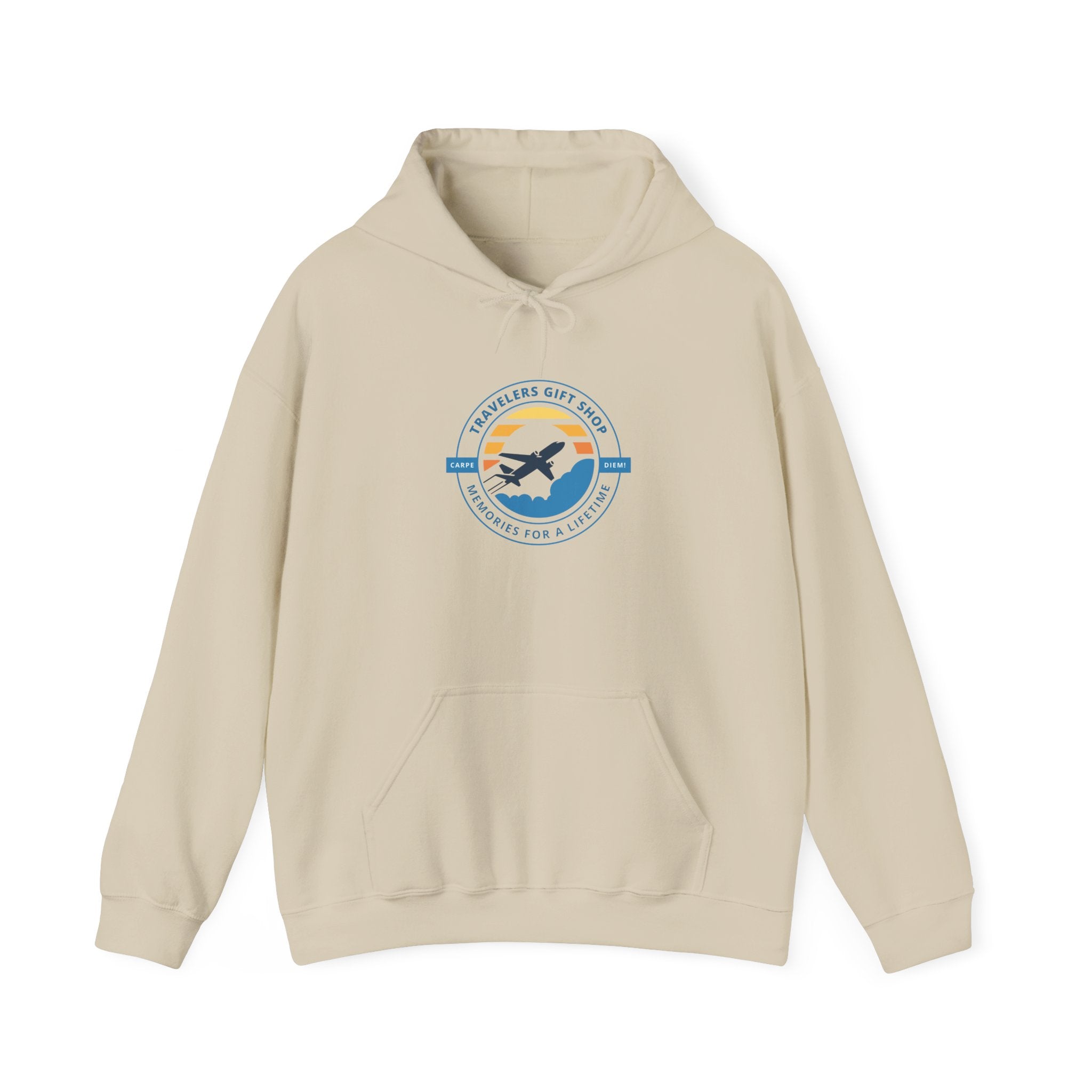 Classic Hoodie Sweatshirt Travelers Gift Shop Logo