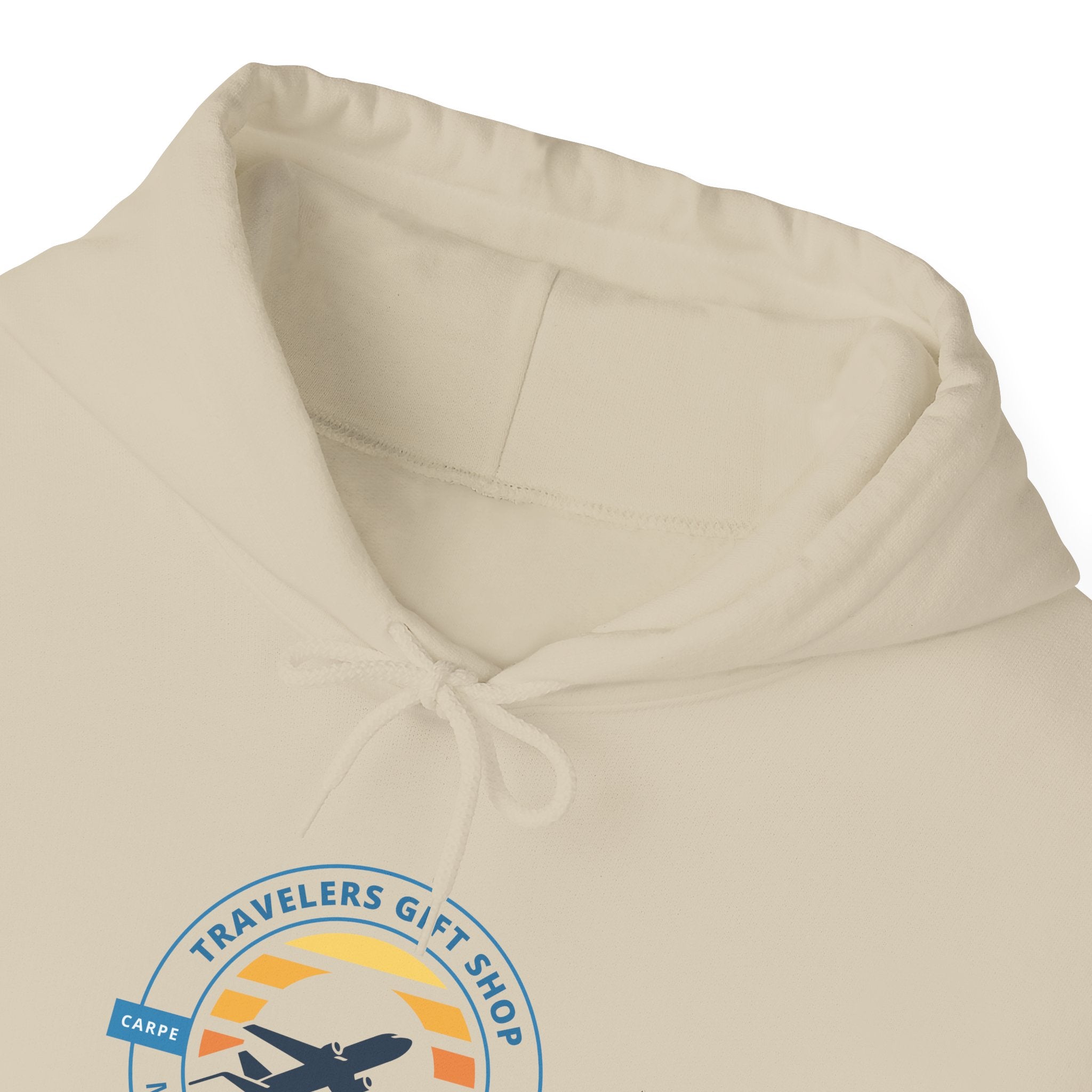 Classic Hoodie Sweatshirt Travelers Gift Shop Logo